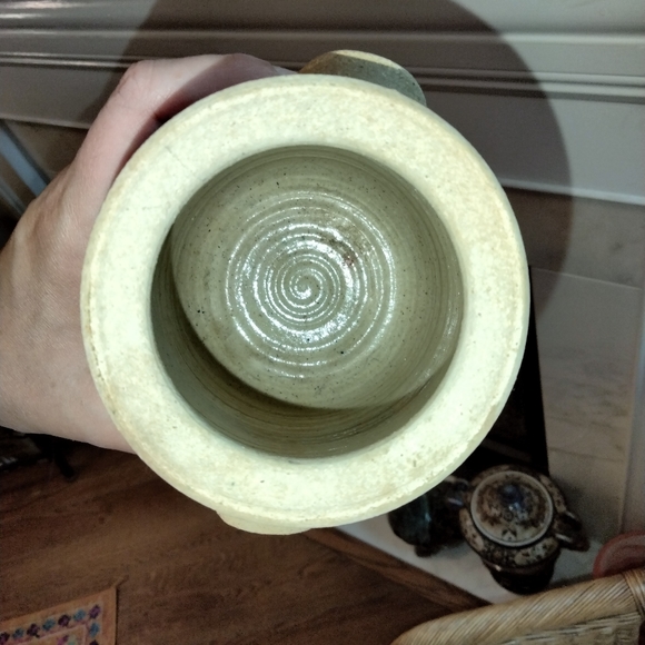 Vintage Cedar Swamp Stoneware Jam Crock Canister Vase Tan - Picture 7 of 8